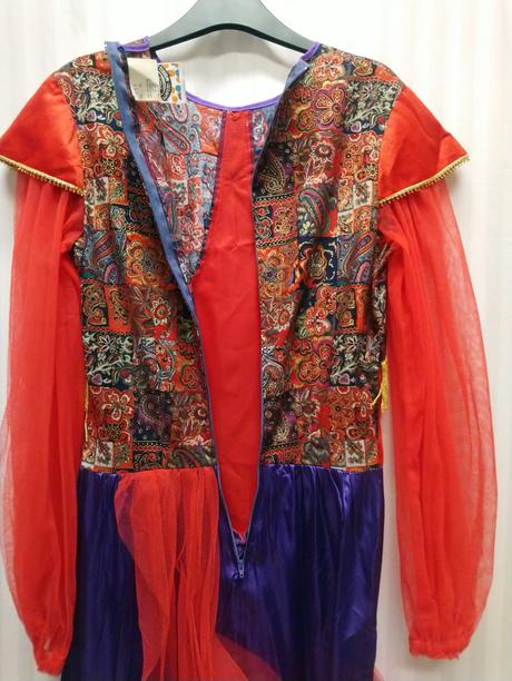 Dámsky kostým panovníčka, konfetti, 38, xs - s,