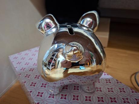 Keramická/hlinená pokladnička,