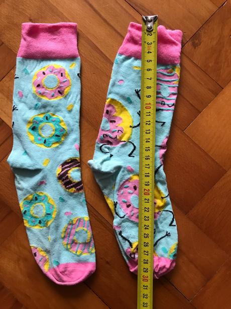 Farebné ponožky - donut, 36