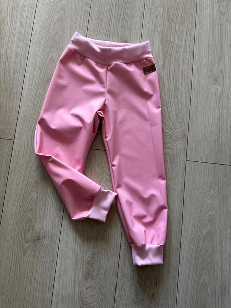 Jarne softshellove nohavice bez zateplenia, 92 - 140