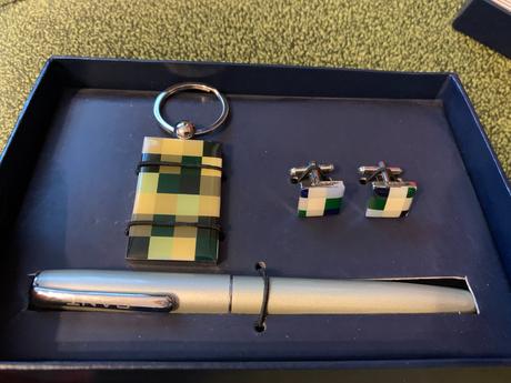 Manžetové gombíky s príveskom, gant