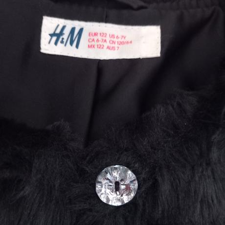 Kožušinkové bolerko, h&m,122