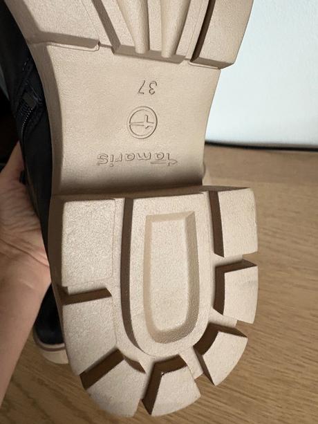 Kožené čižmy tamaris, tamaris,37