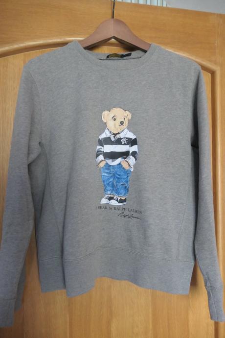 Ralph lauren bear damska original mikina l, ralph lauren,l
