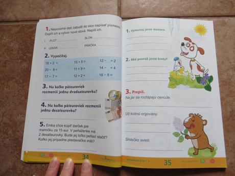 Prázdninová škola - 1. ročník - precvičovanie,