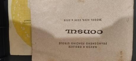 Písací stroj consul 2226, 