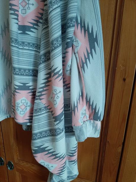 Farebný kardigán bez zapínania, l