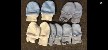 Zavinovačka petite&mars a kojenecké rukavičky, 