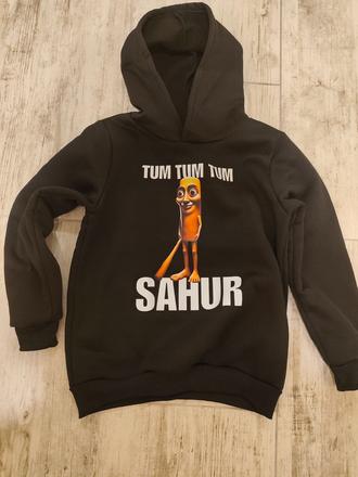 Mikina tum tum tum sahur len opraná, 134