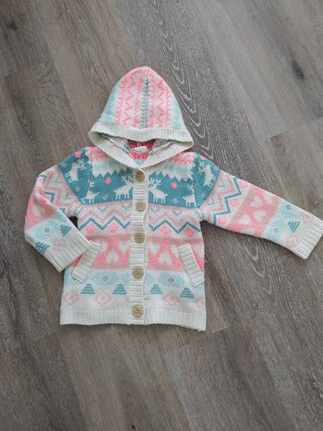 Svetrík s nórskym vzorom, h&m,92