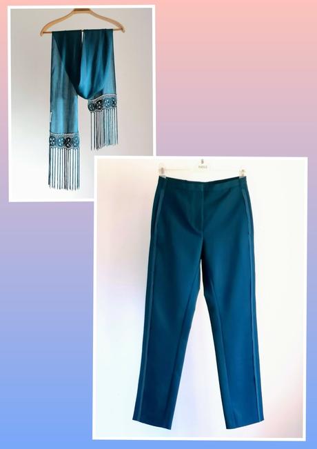 Gerry weber - smaragdovo zelený šálik, gerry weber,xl