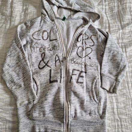 Predĺžená mikina, benetton,122