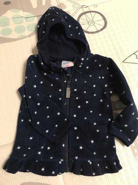 Teplá mikina s hviezdičkami, topomini,80