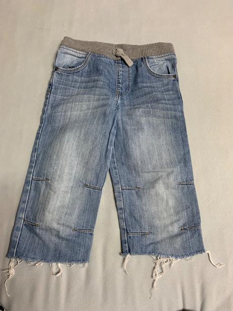 Riflové šortky, h&m,128