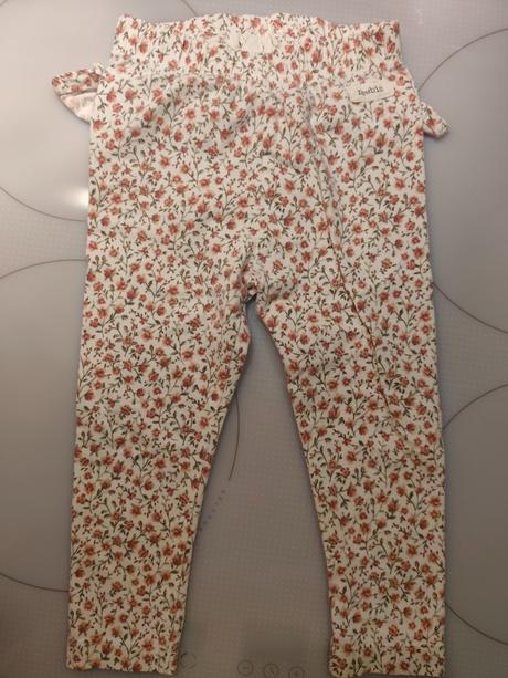 Legíny s volánom newbie s kvetinkami, newbie,86