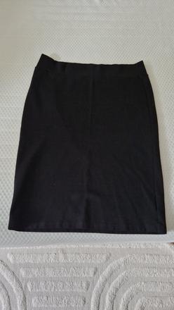 Elastická čierna sukňa xl, reserved,xl
