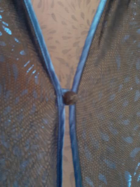 Slávnostný priehľadný cardigan / sačko, s