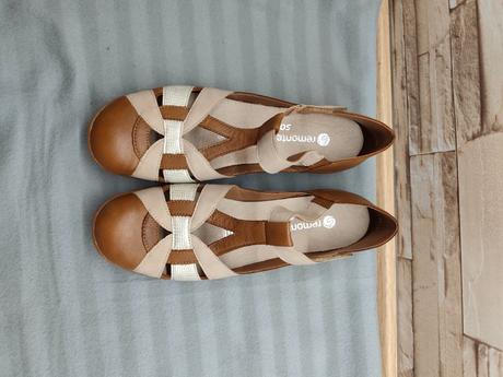 Rieker - remonte 41- dámske kožené sandále, rieker,41