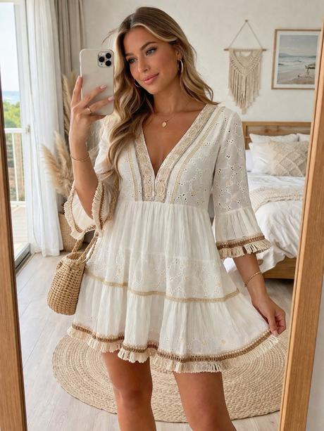 Nádherné boho šaty,