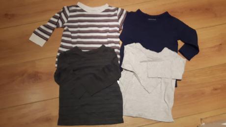 4pack tricka s dlhym rukavom next, next,80