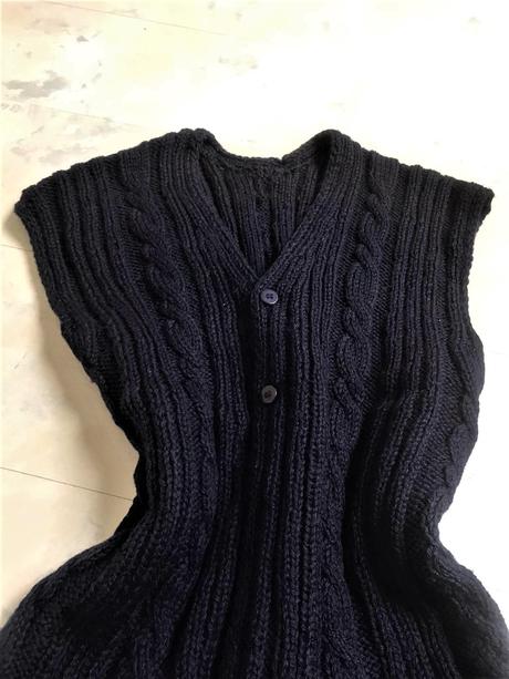 Teplá vlnená vesta, xl