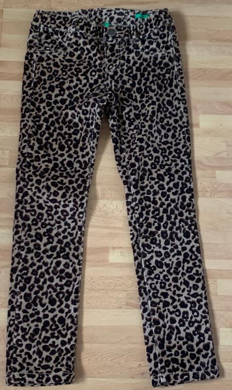 Benetton tigrované nohavice, benetton,128