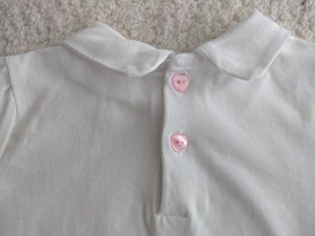 Tričko s golierikom a motýlikmi, baby,86