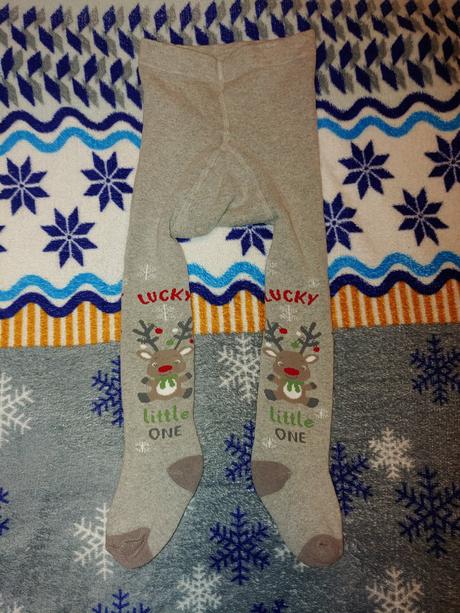 Detské vianočné pančuchy veľ. 74/80, kik,80
