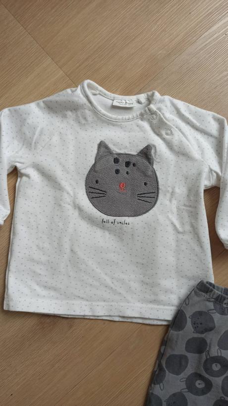 Set tričko+legíny+čelenka, next,68