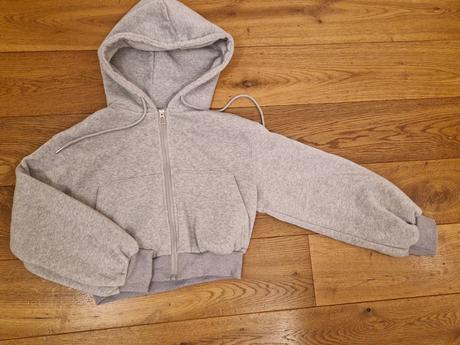 Crop style tepla mikina dievca 152cm, 152