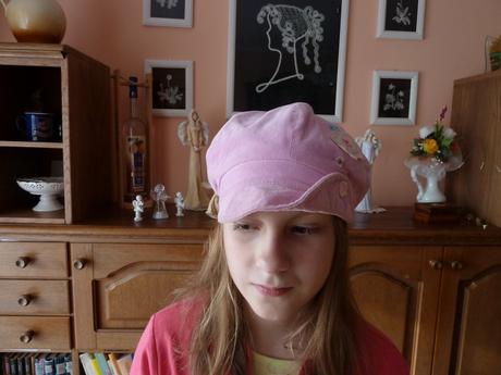 Dievčenská čiapka - baretka, 122