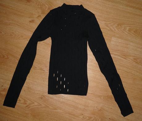 Elastické s dierkami, bershka,xs