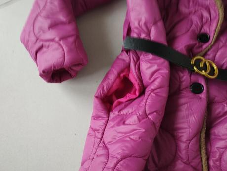 Dámska zimná bunda s opaskom, m