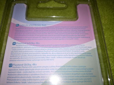 Plastové lyžičky 4 ks,