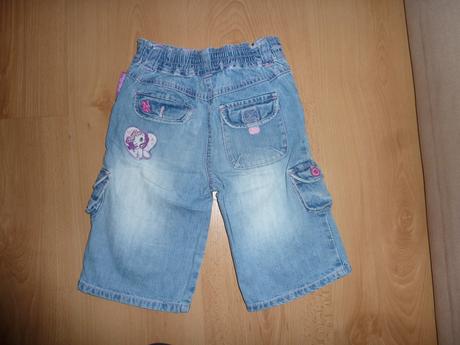 Dievčenské riflové trištvrťáky  my little pony, 104