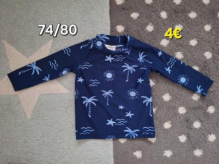 Uv tricko na kupanie 74/80, 80