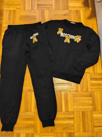 Moschino originál ikonická teplakova suprava, moschino,s