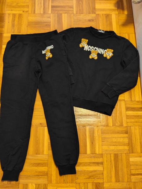 Moschino originál ikonická teplakova suprava, moschino,s