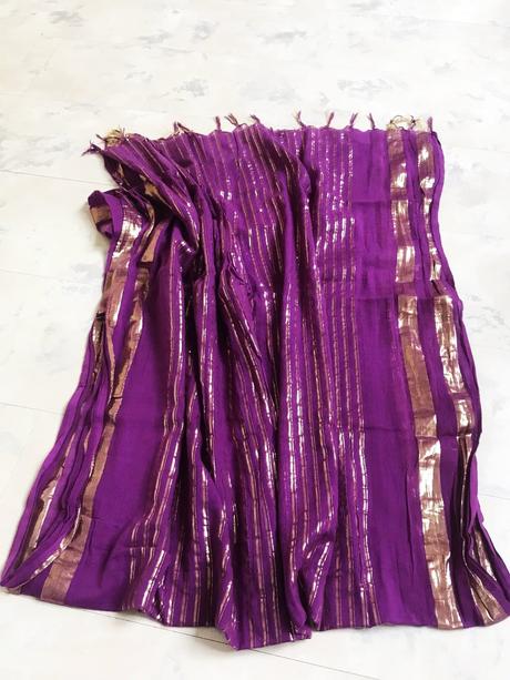 Indická maxi šatka na krk/šál, xxxl