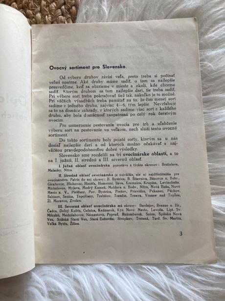 Oplodňovacie pomery našich ovocných druhov..(1949),