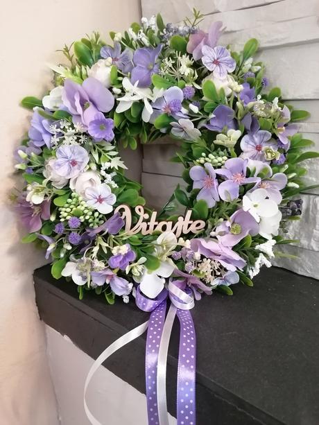 Celoročny veniec 30cm s nápisom, 
