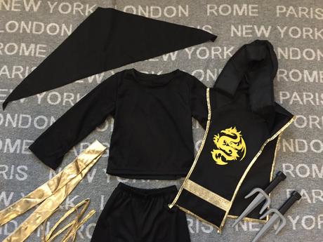 Chlpacensky kostym ninja  3-4 roky, 