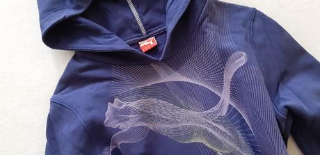 Fialová mikina puma, puma,s