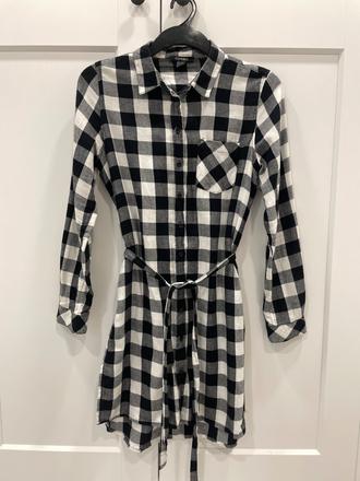 Pásikavé košeľové šaty, esmara,36