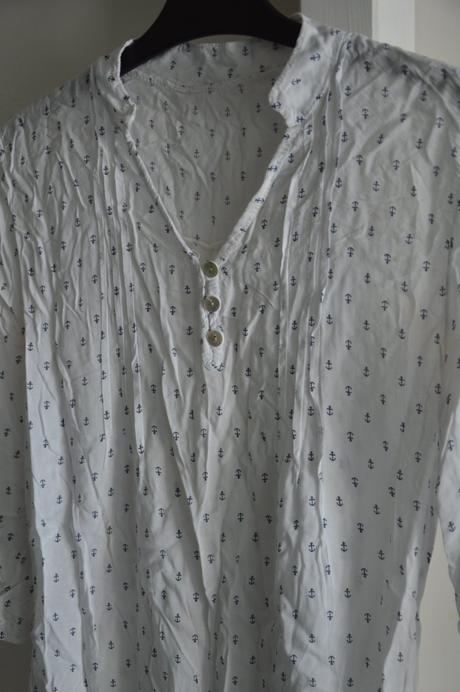 Blúzka s kotvičkami, s