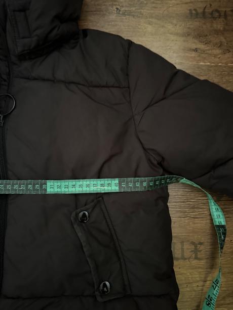 Čierna prešívaná bunda h&m 10-11r., h&m,146