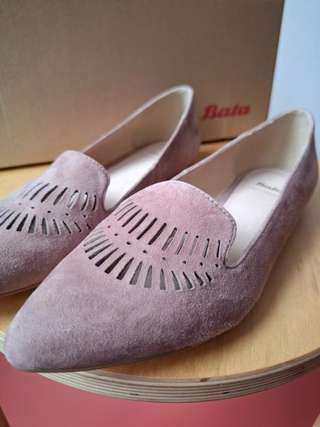 Velúrové baleríny baťa, baťa,36