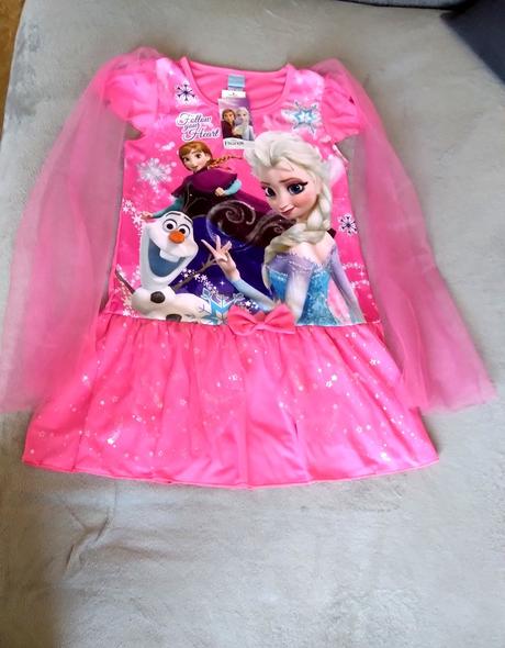 Šaty frozen disney elza nové s visačkou, 110 / 116 / 122 / 128 / 134