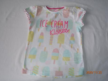 Biele tričko s potlačou, f&f,104