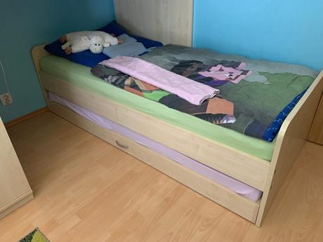 Poschodová postel, šírka (cm): 90,dĺžka (cm): 200